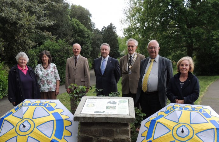 Historic Rotary Gardens Makeover Marks 40th Anniversary of Creation by Barnstaple Rotary Club