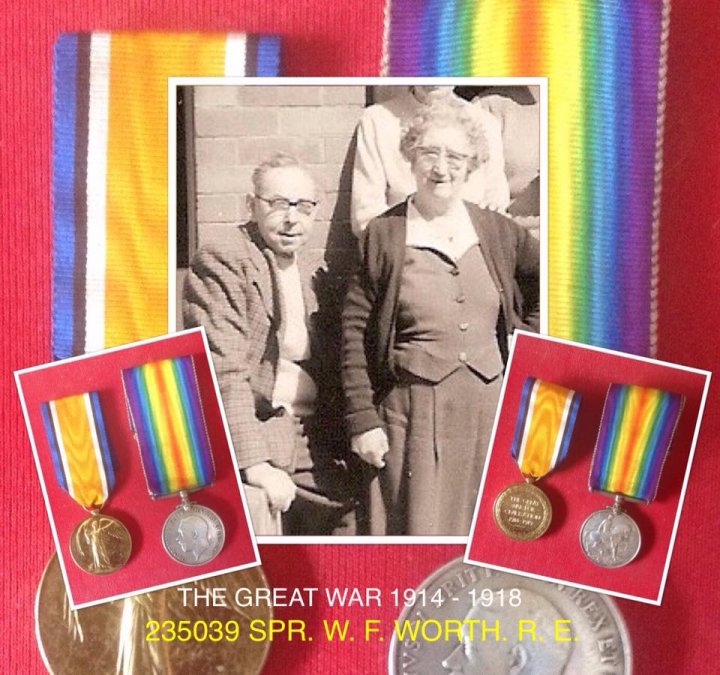 The World War I Medals of Walter Worth of Yeo Vale