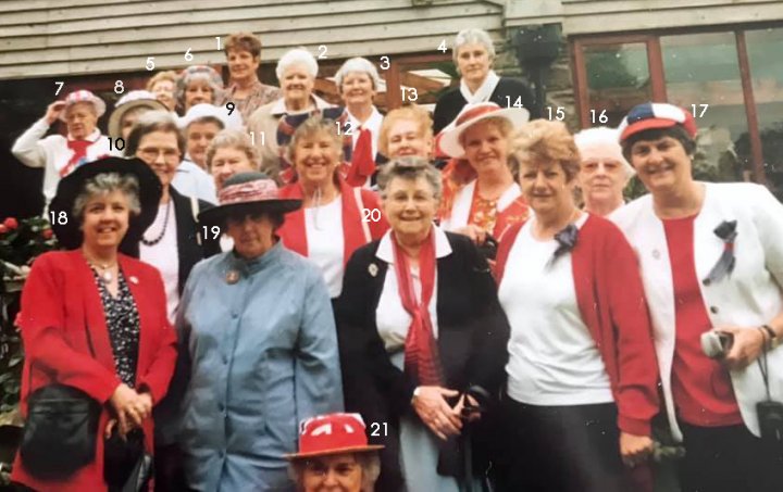 Pilton Women’s Institute visit to Ashford Garden Centre at the time of the Millenium celebrations in 2000.