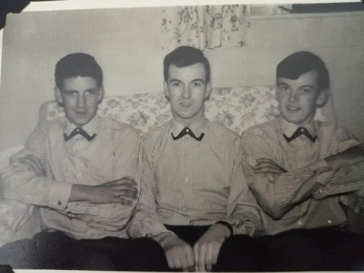Rodney, Geoffrey and Max Norman of Pilton in the 1960s