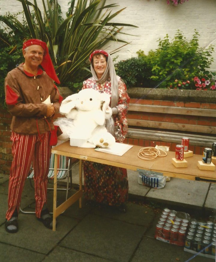 Pilton Festival 1996 - the Hoopla Stall in aid of Pilton House Residential Home