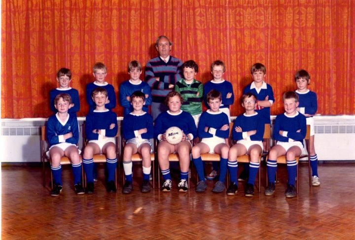 Pilton Bluecoat School Football Team early 1980s