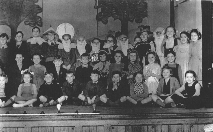 Snow White and the Seven Dwarves, School Panto in Pilton in 1949-50