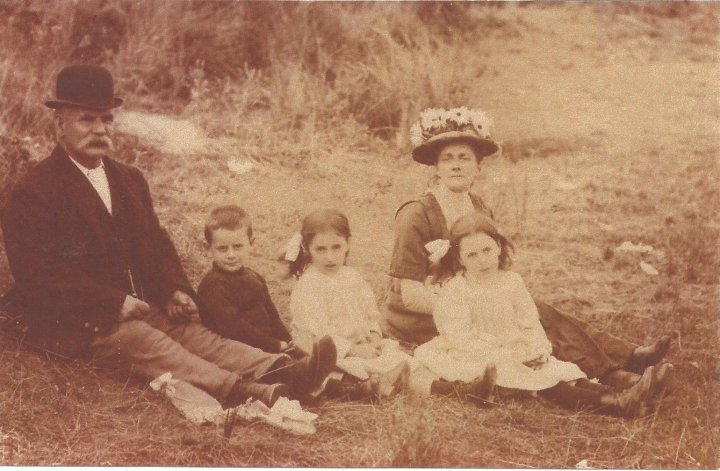 The Blake Family of 50, The Rock, Circa 1910