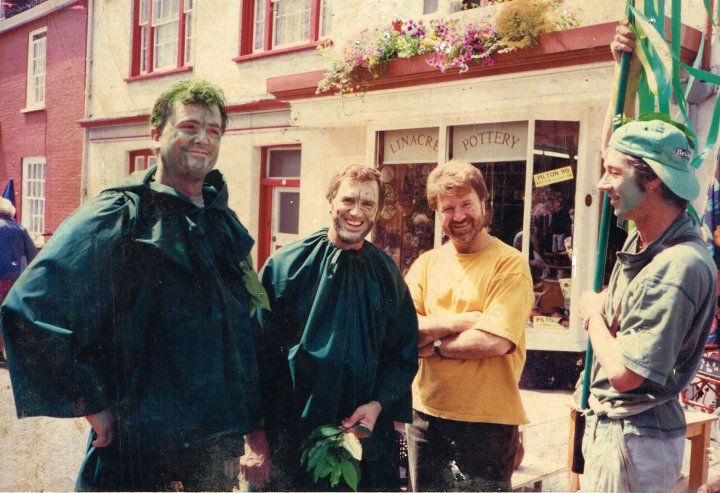 Pilton Green Man Characters from 1995