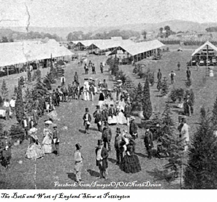 The Royal Bath & West of England Show at Pottington in 1859