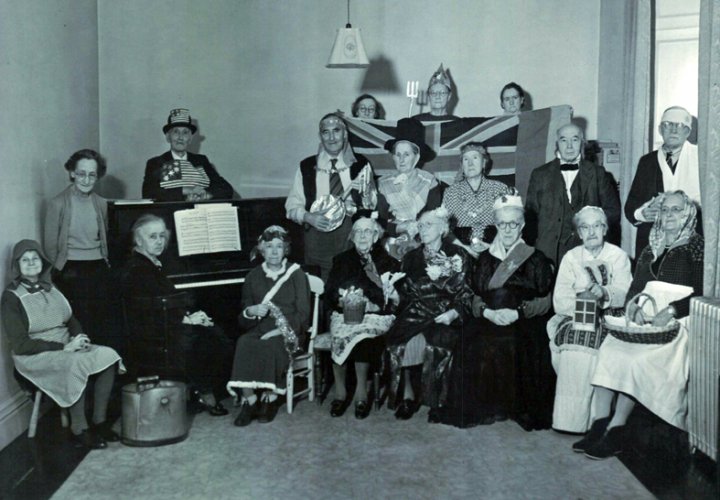 Pilton House Residents' Christmas Party 1954