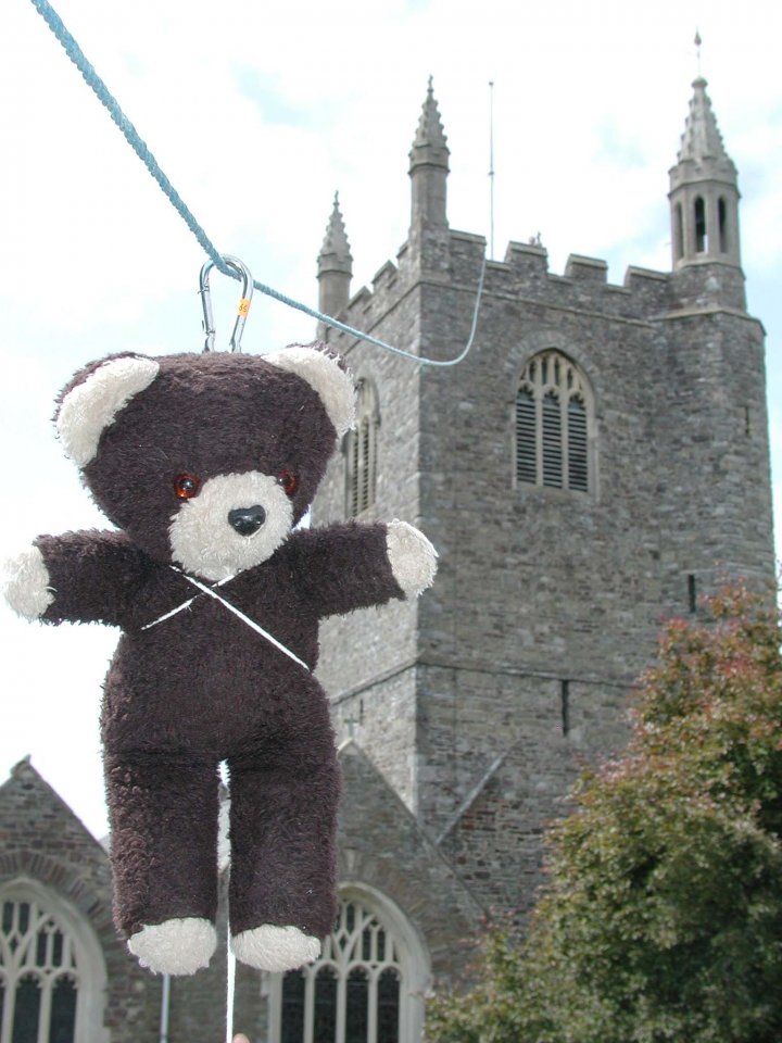 Teddy Bear Jump at Pilton Festival 2004