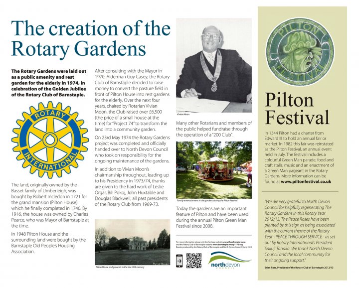 The Creation of Rotary Gardens 2013