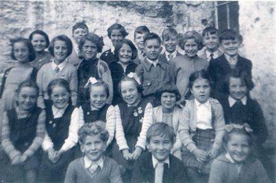 Girls and Boys of Pilton School in 1955