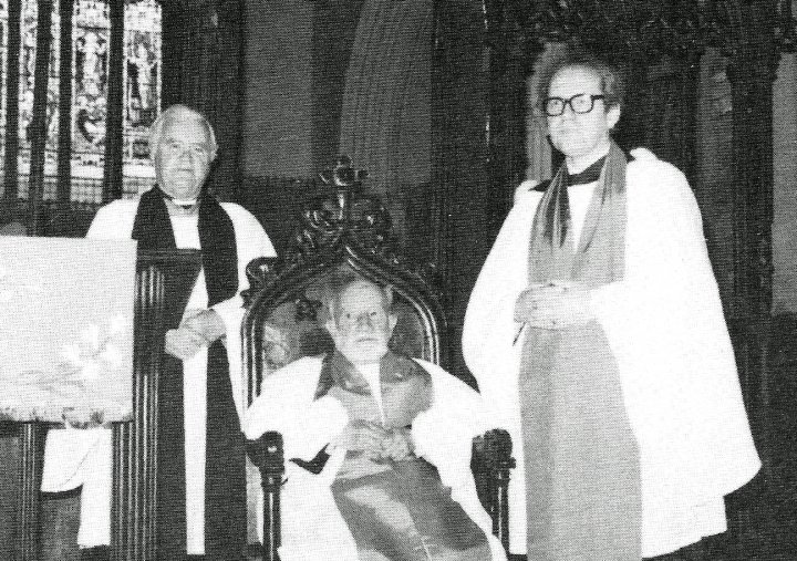 Other Clergy and Readers at St Mary's Church, Pilton, in 1986