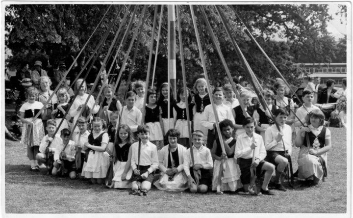 Primary School Maypole Dancing Team 1965