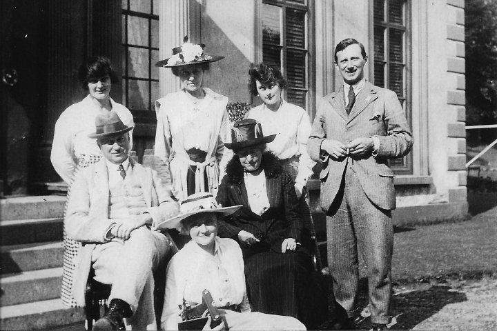 Charles Pearce of Pilton House with his family c.1917