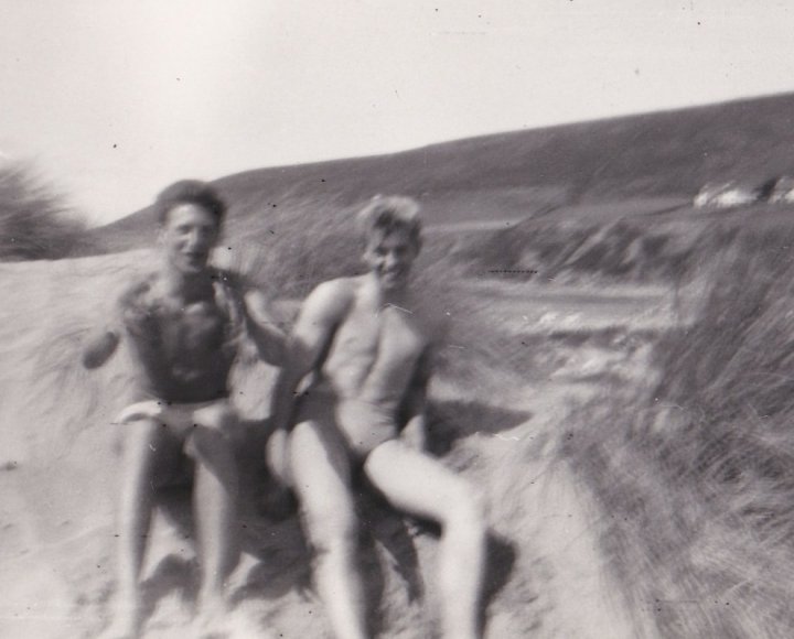 On Saunton Sands about 1959