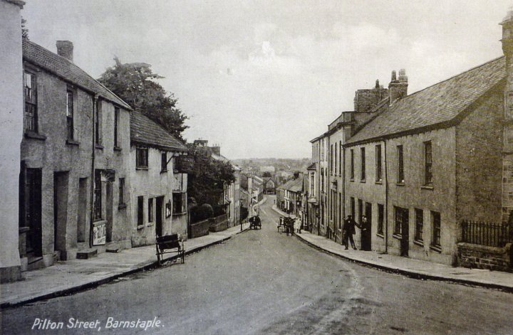 View from the top of Pilton Street around 1900