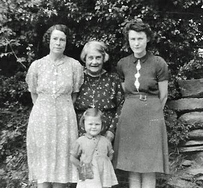 Four Generations of the Passmore Family in the mid-1940s