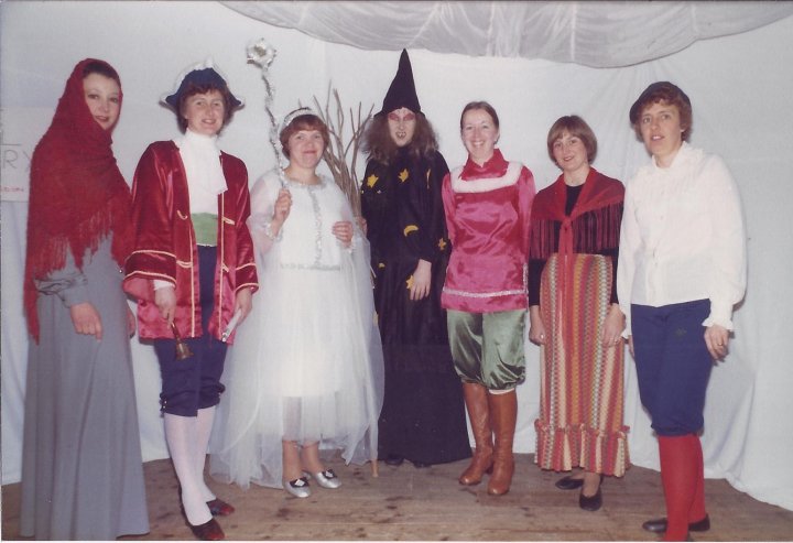 Pilton Women's Institute Pantomime  'Cinderella' in the early 1980s