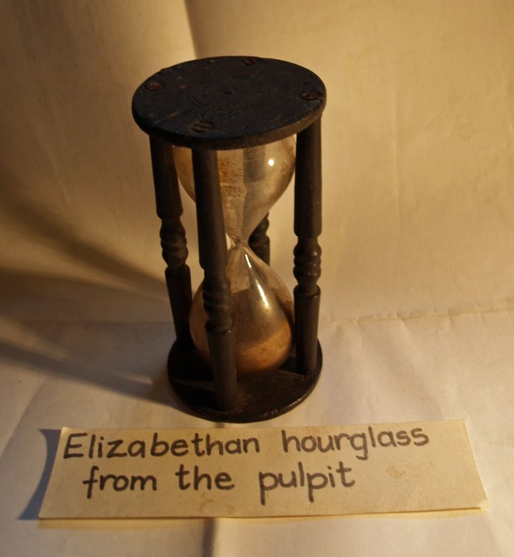 Elizabethan Hourglass from St Mary's Church, Pilton 