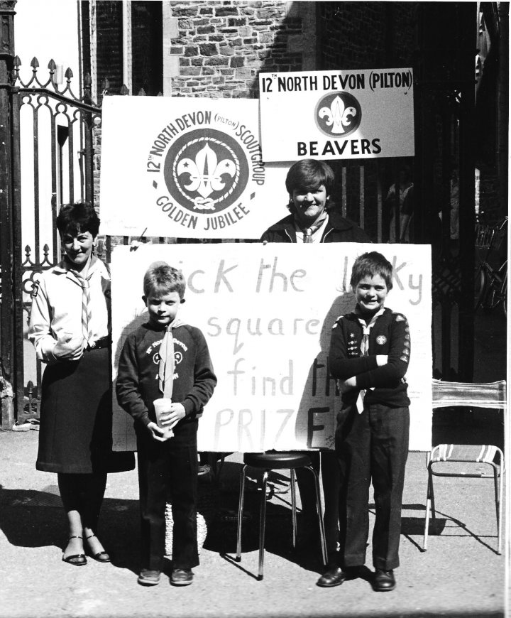 12th North Devon Beavers on Penny Day, April 1984