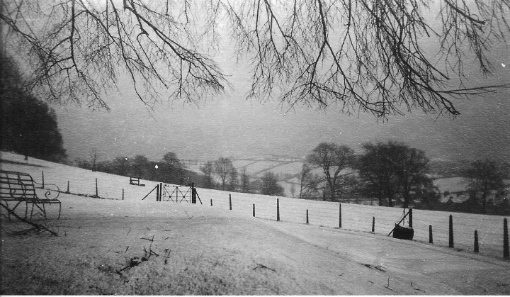 The View from Pilton House at Christmas in 1916