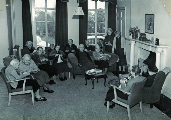 Residents of Pilton House in February 1961