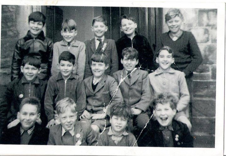 Boys of Pilton School in 1955