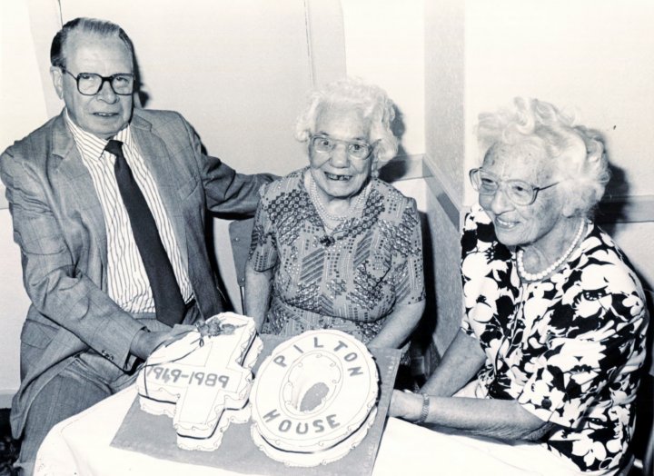 Celebrating the 40th Birthday of Barnstaple Old People's Housing Association at Pilton House in 1989