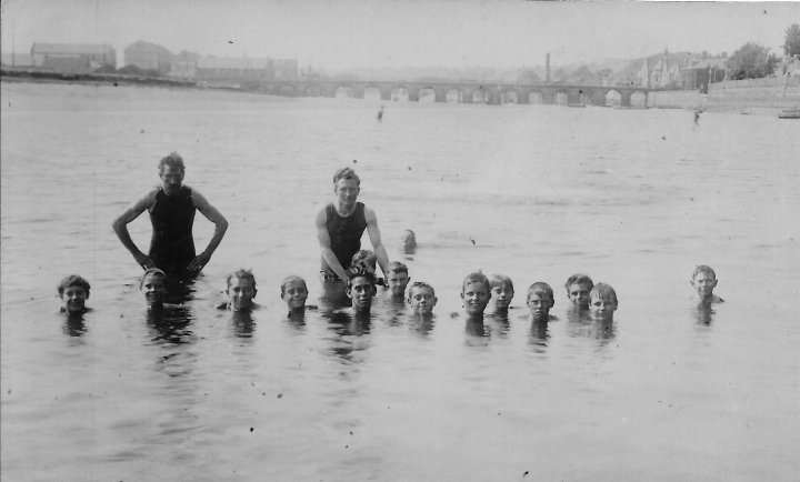 River Taw Bathing in the 1920s
