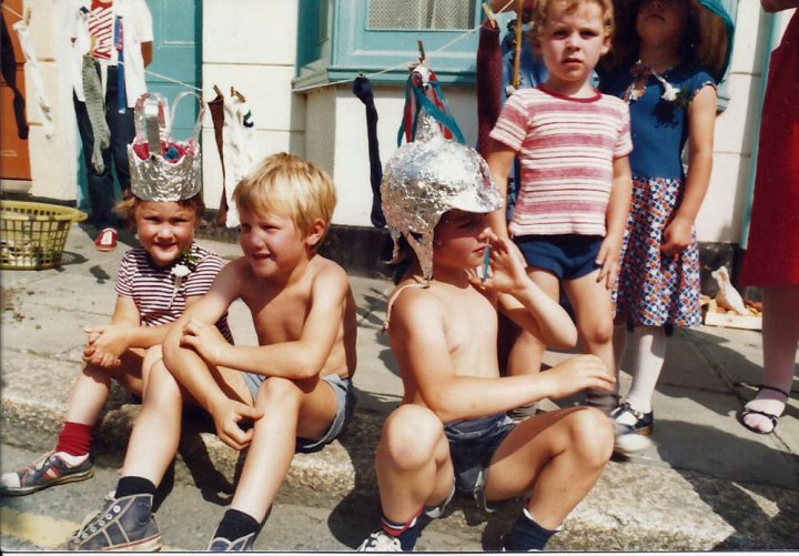 Children at the Party in Pilton Street for the 1981 Royal Wedding