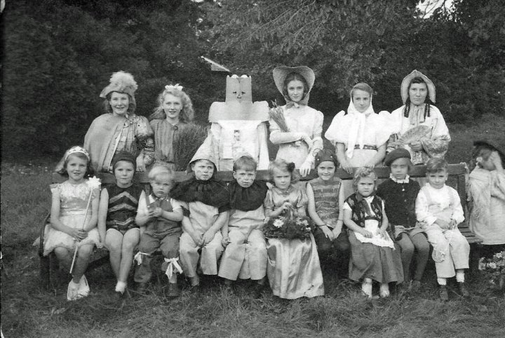 Children's Fancy Dress Competition (Second Group) on Victory in Europe Day 1945