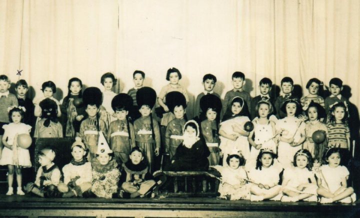 Pilton School Play in the Church Hall in 1952 or 53