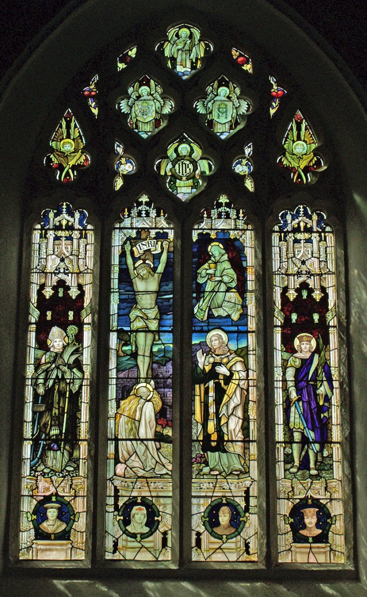 The 1914-18 Great War Memorial West Window of Pilton Church 