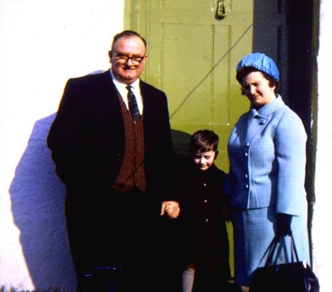 Joyce and Charlie Parsons and their son Richard probably in 1960s