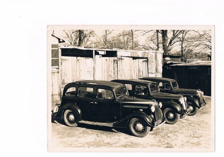 Douglas Bray's Car Hire Fleet in 1952