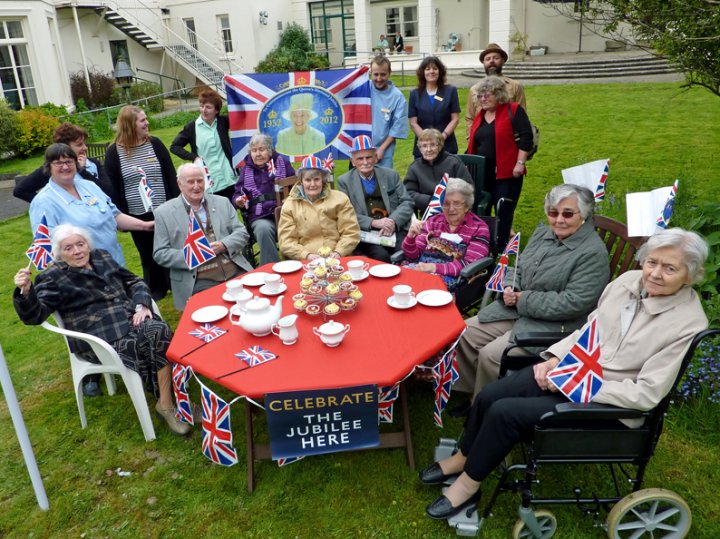 Celebration of the Queen's Jubilee at Pilton House, June 2012