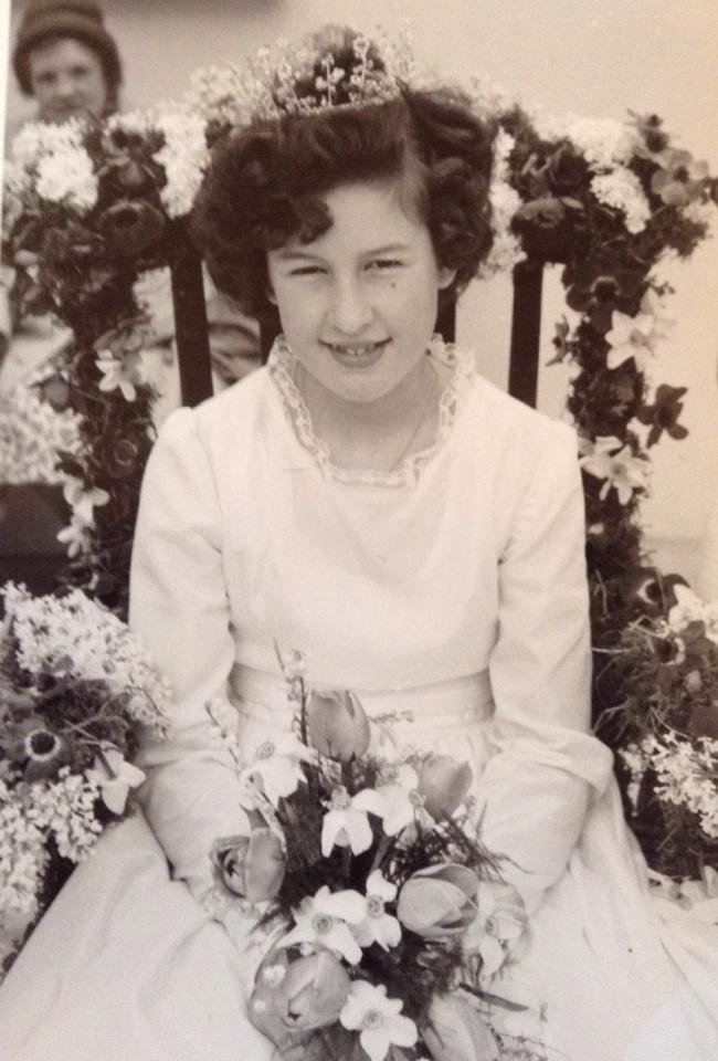 Sandie West was Pilton May Queen in 1963