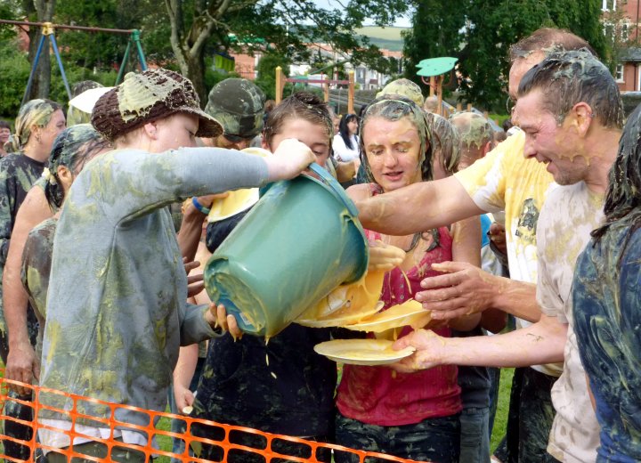 Space Hopathon and Custard Pie Fight in 2009