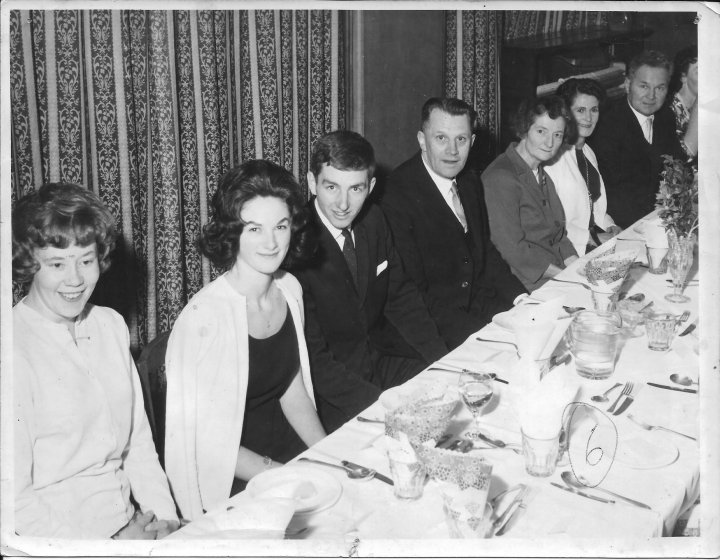 Barnstaple Station Fire Brigade Christmas Dinner 1963