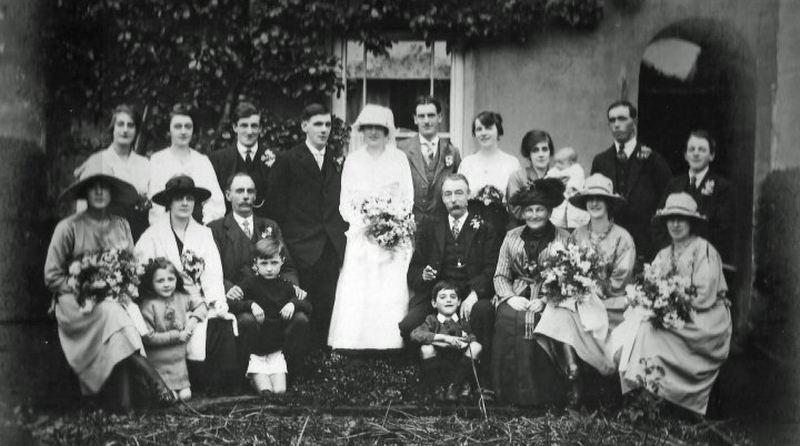 The Wedding of Alfred Edward Hobbs and Jane Bartlett, Saturday 3rd July 1920